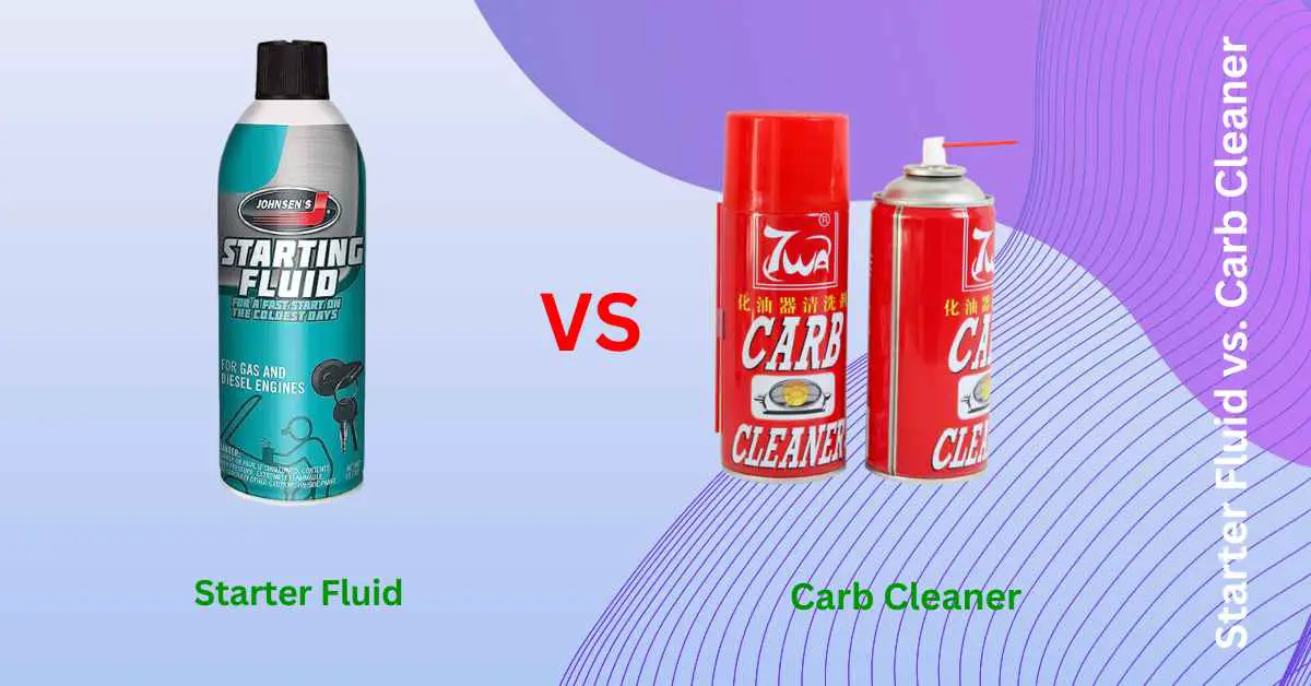 Image of Starter Fluid vs. Carb Cleaner