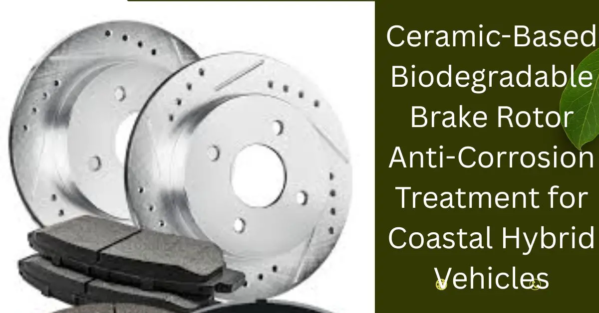 Ceramic-Based Biodegradable Brake Rotor Anti-Corrosion Treatment for Coastal Hybrid Vehicles